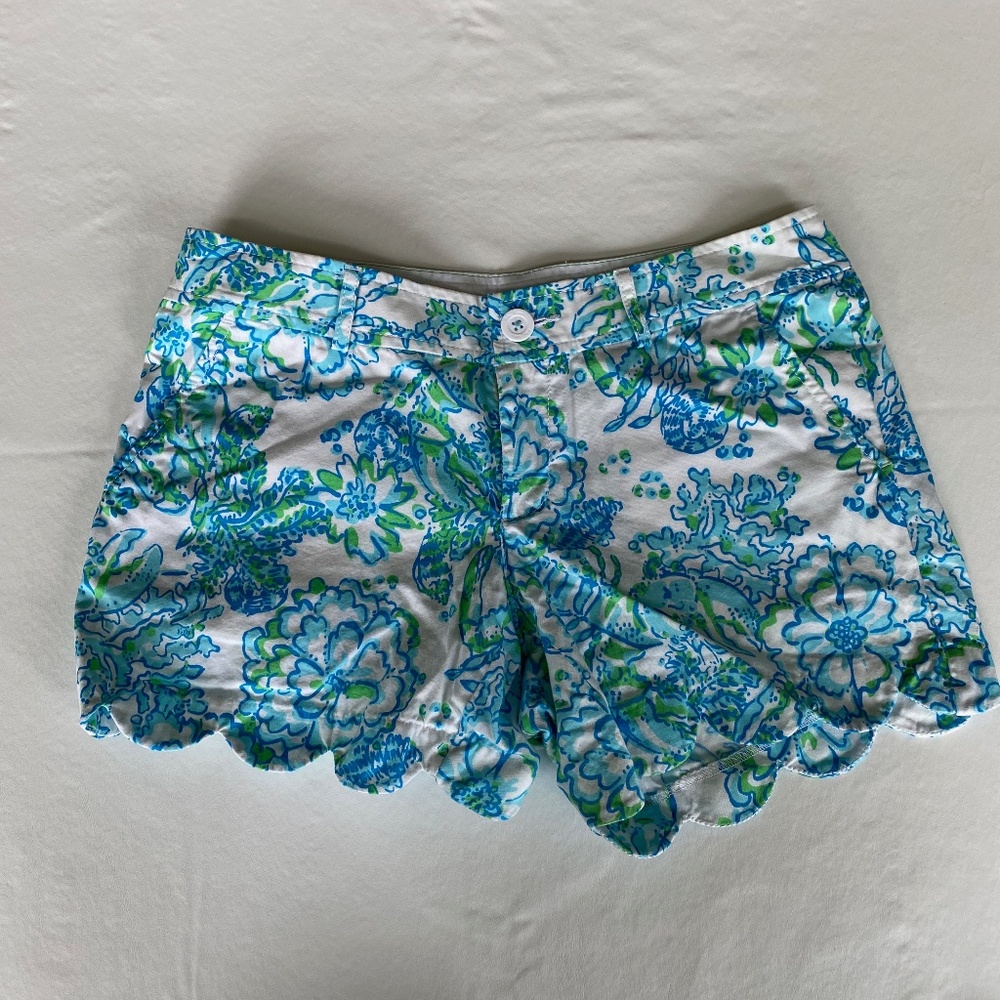 Lilly Pulitzer Womens Buttercup Short in Size 4 - Resort White Northeast Hahbah